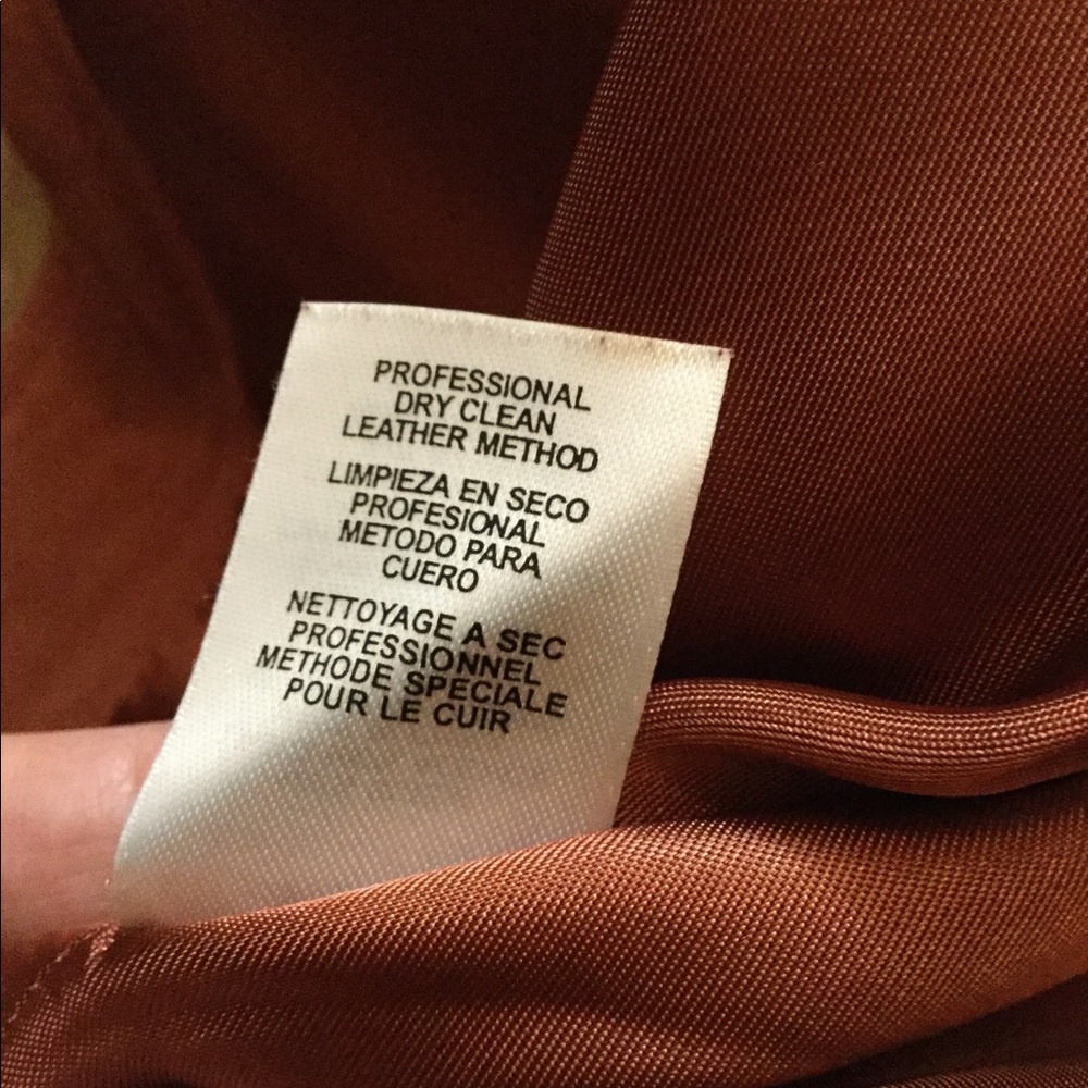 Anne Klein Suede Jacket, Salmon Pink, Medium - Picture 5 of 6